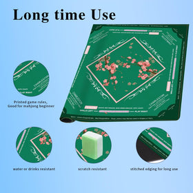 YOMEYOT easy-clean mat simplifies post-game cleanup.