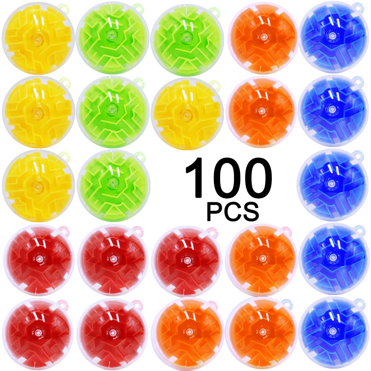 Yomwet brain teaser ball blue, portable fidget for focus during study.