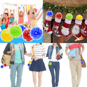 Yomwet brain teaser ball in hand, engaging activity for kids and adults.