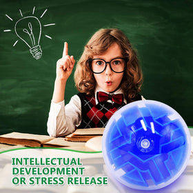 Yomwet brain teaser ball red, tactile stress relief on the go.