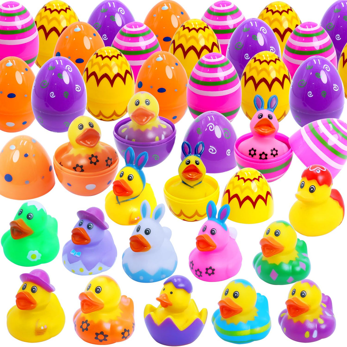 Yomwet Easter eggs: 12 colorful eggs for safe, engaging bath play