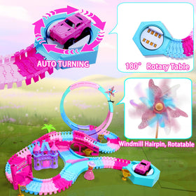 Yomwet flexible bendable track toy allows versatile layouts and durable play.