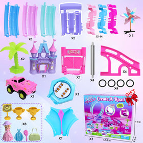 Yomwet princess gift box track toy makes birthday or holiday surprises delightful.