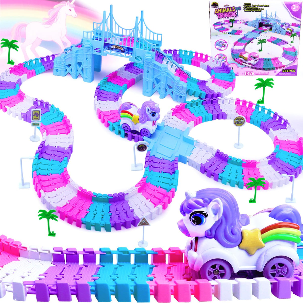 Yomwet Tracks Bendable Track Set sparks imaginative play