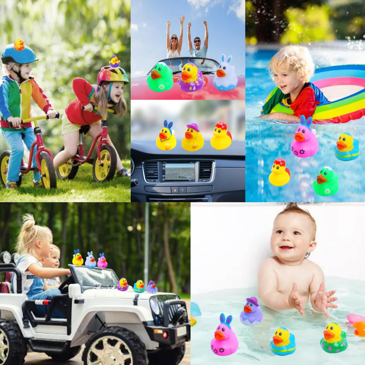 Yomwet washable, non-toxic bath toys: easy cleanup after play
