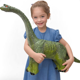 YONGJULE Big Brachiosaurus 32-inch dinosaur toy for imaginative play.