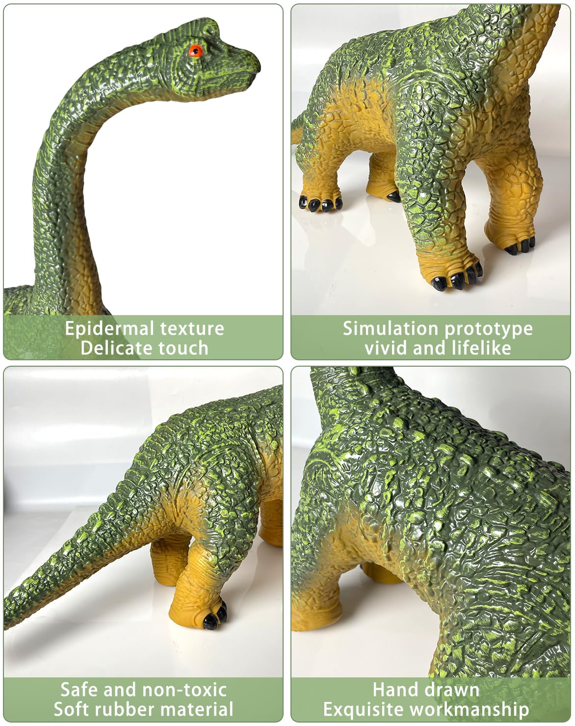 YONGJULE BPA-free dinosaur skin resists rough play.