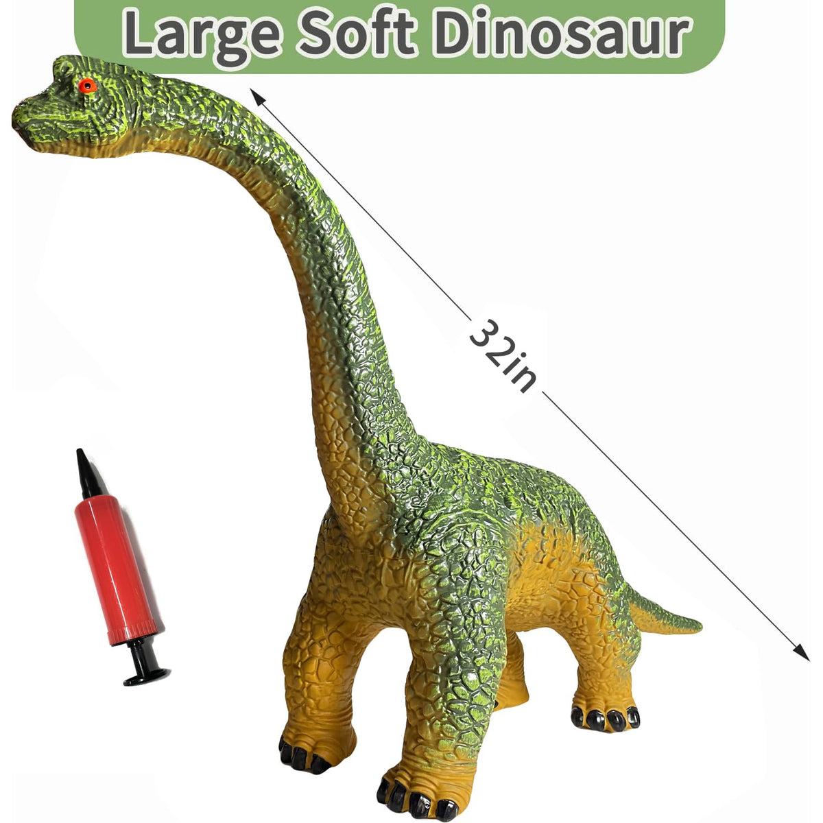 Inflatable brachiosaurus from YONGJULE stands tall for action-filled play.