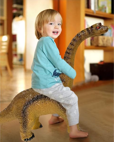 YONGJULE easy-to-store inflatable dinosaur after playtime