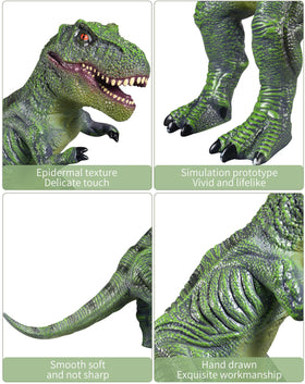 YONGJULE inflatable dinosaur stands upright for active play