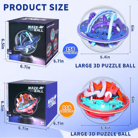 YongnKids 6-inch maze ball promotes calm focus during desk time