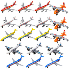 YongnKids diecast airplanes 18-pack for imaginative toddler play