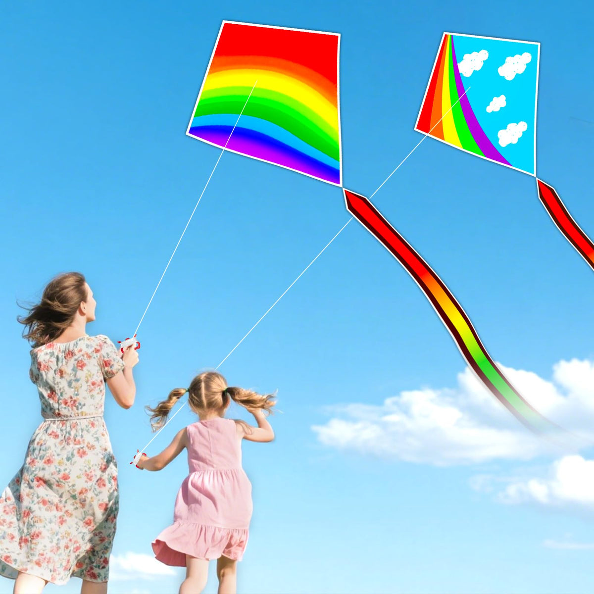 YongnKids 12-pack kite set with easy assembly for beginners at the park