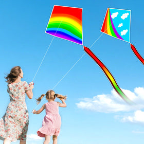 YongnKids 12-pack kite set with easy assembly for beginners at the park