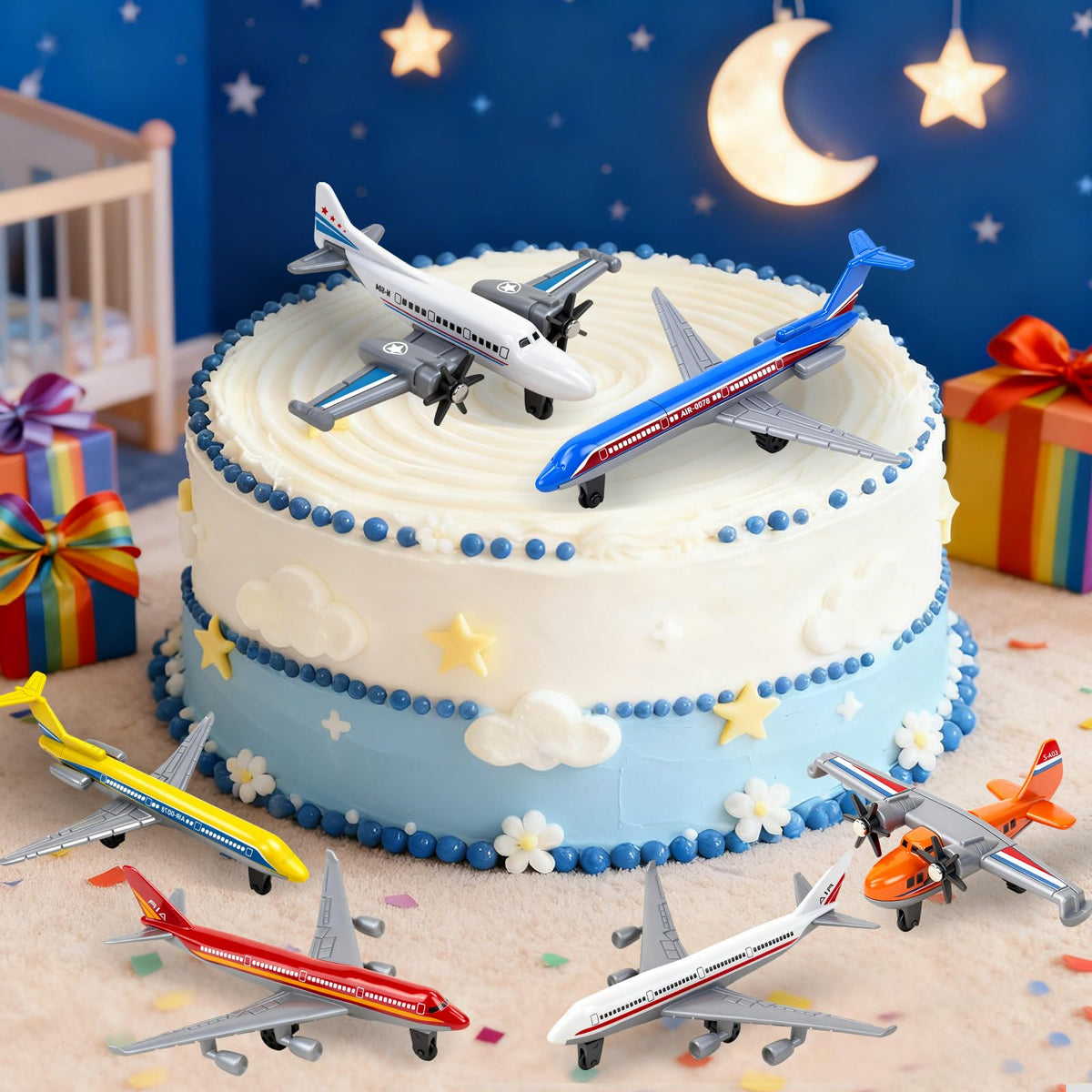 YongnKids metal-plastic planes offer sturdy play with long-lasting durability