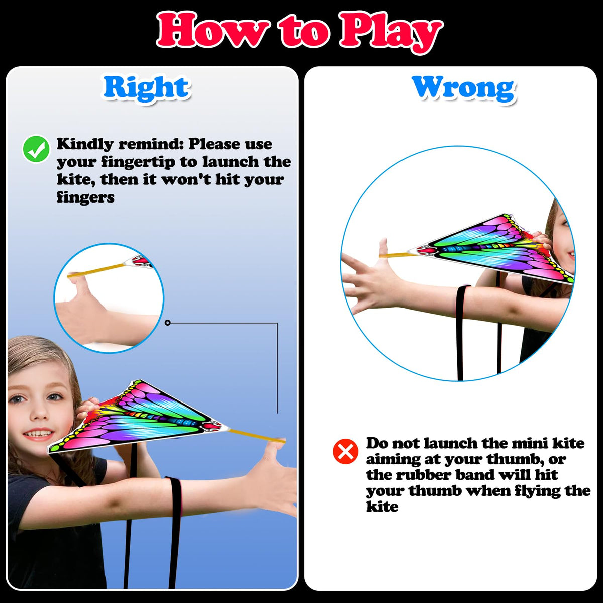 YongnKids mini kite set with diverse patterns for playful skies.