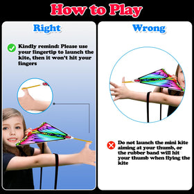 YongnKids mini kite set with diverse patterns for playful skies.