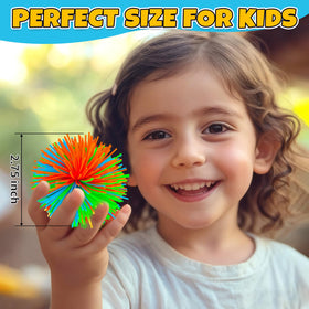 YongnKids rainbow silicone balls ideal for classroom rewards and games
