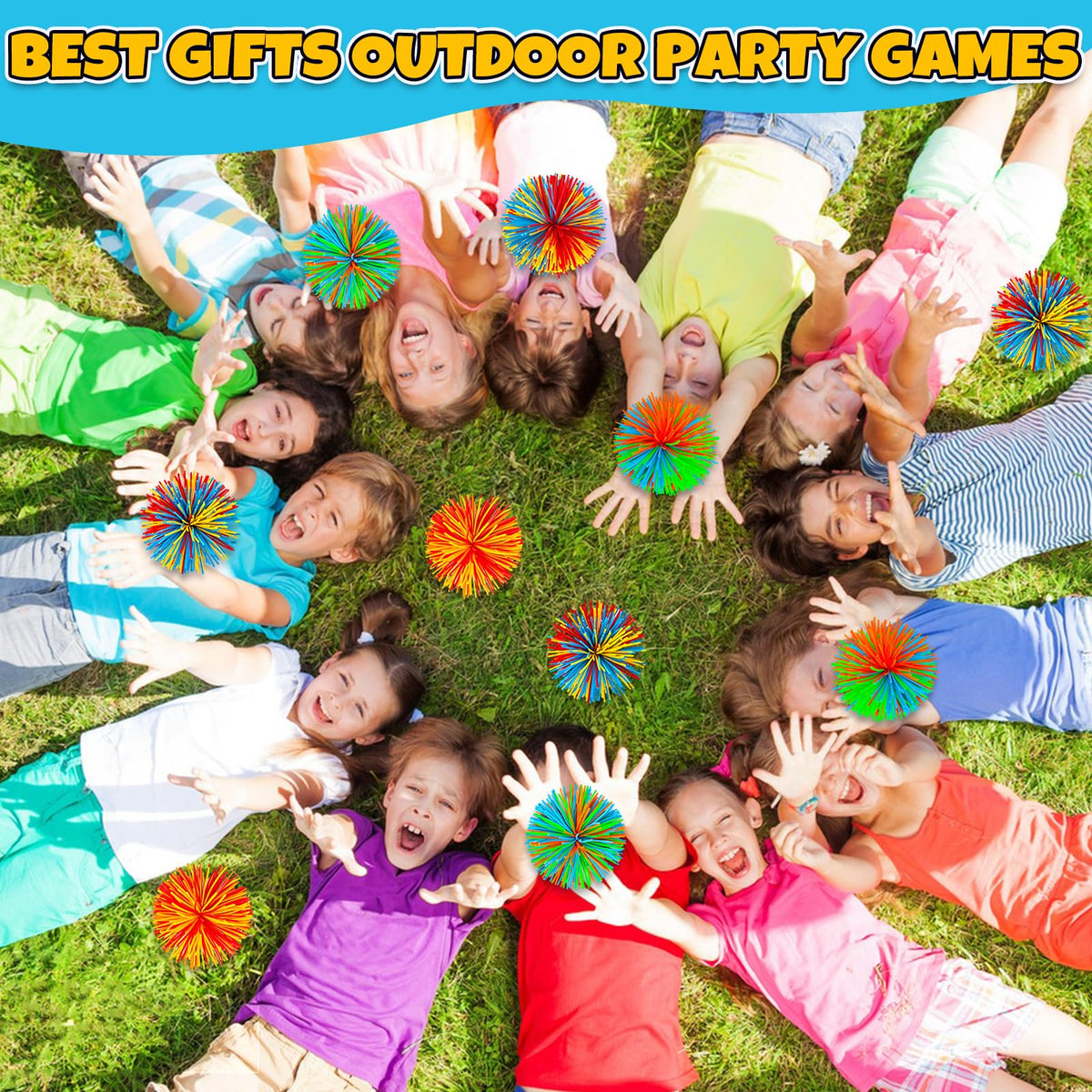 YongnKids sensory balls used as party favors for celebrations