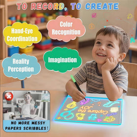 Close-up of durable acrylic surface for smooth, scratch-resistant drawing.