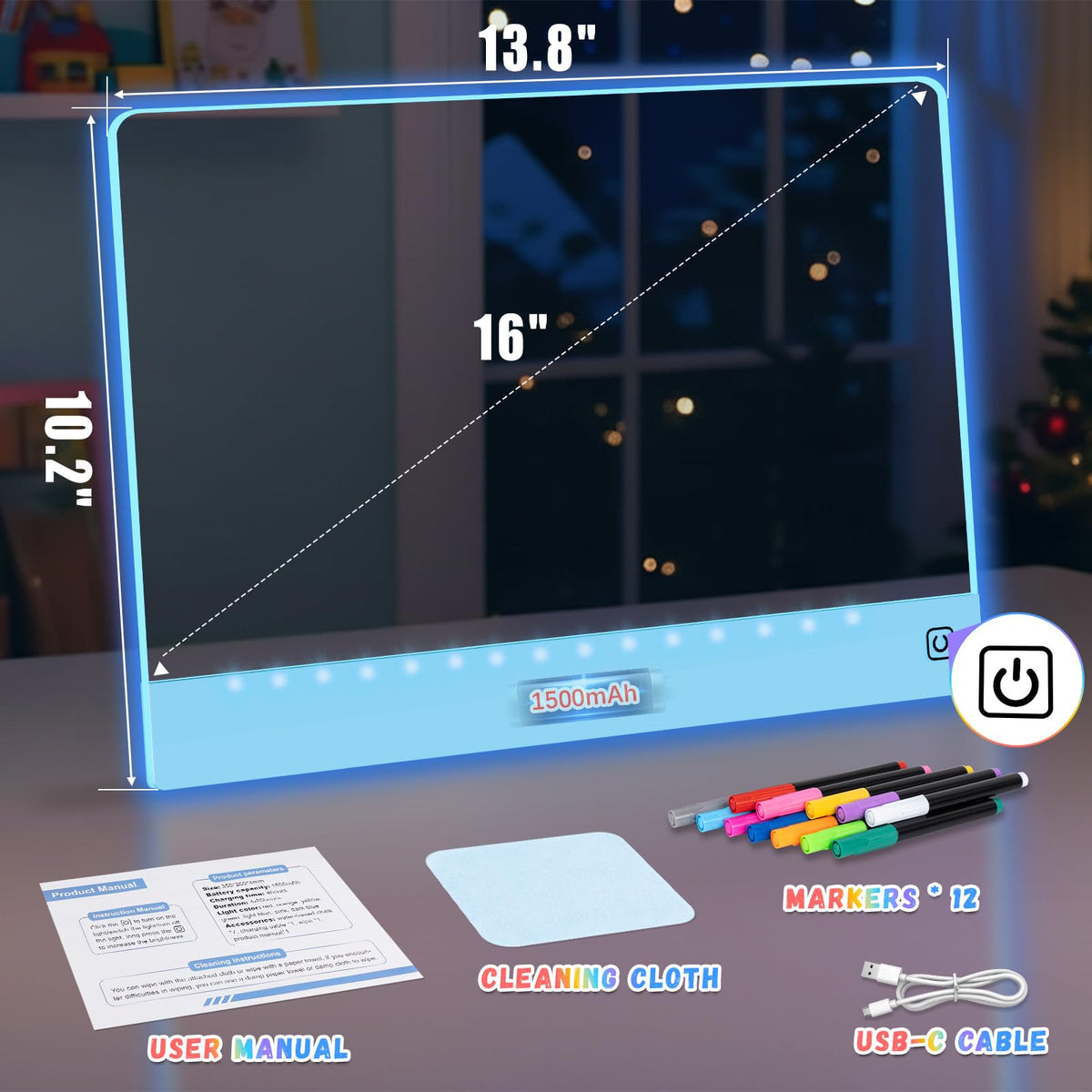 YONHAN Lumi Board gift-ready packaging promotes screen-free creativity for kids and teens.