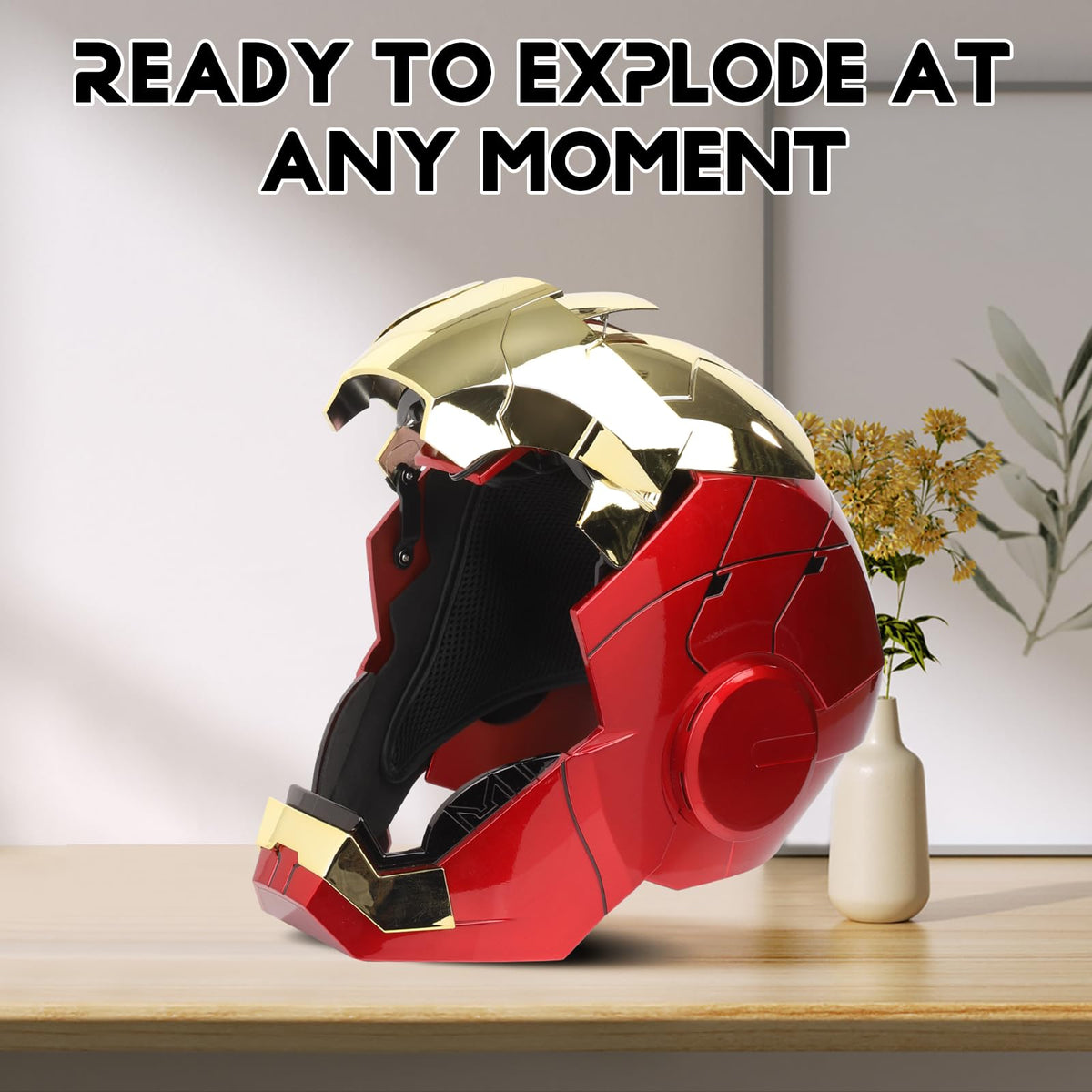 YONTYEQ MK5 helmet back panel hides battery access for easy setup.