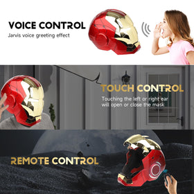 YONTYEQ MK5 helmet emits realistic sound effects for immersive cosplay.