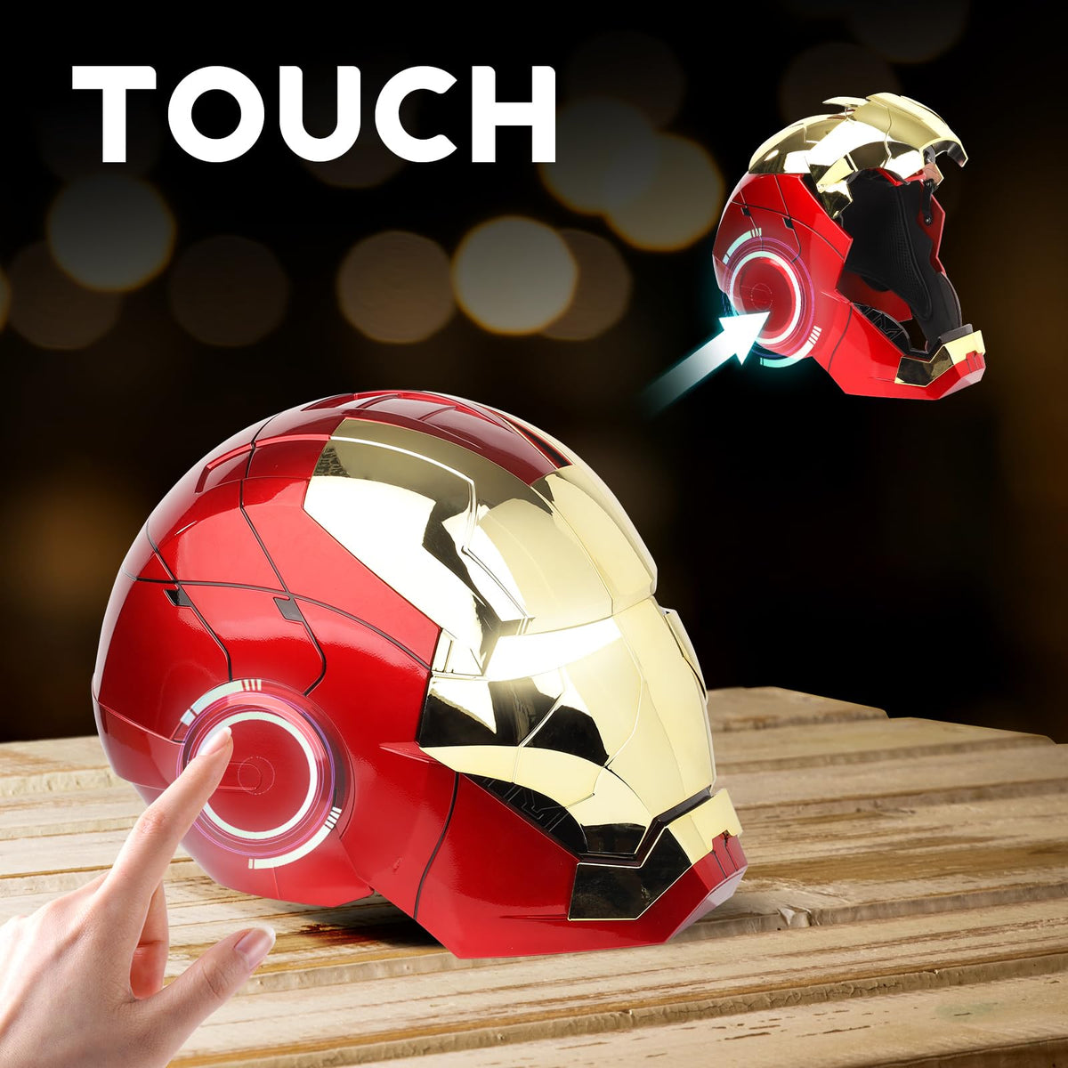 YONTYEQ MK5 helmet fits teens and adults up to 60 cm.