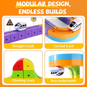 YOOIU Infinity Racer motorized engine powers exciting, kid-friendly play sessions.