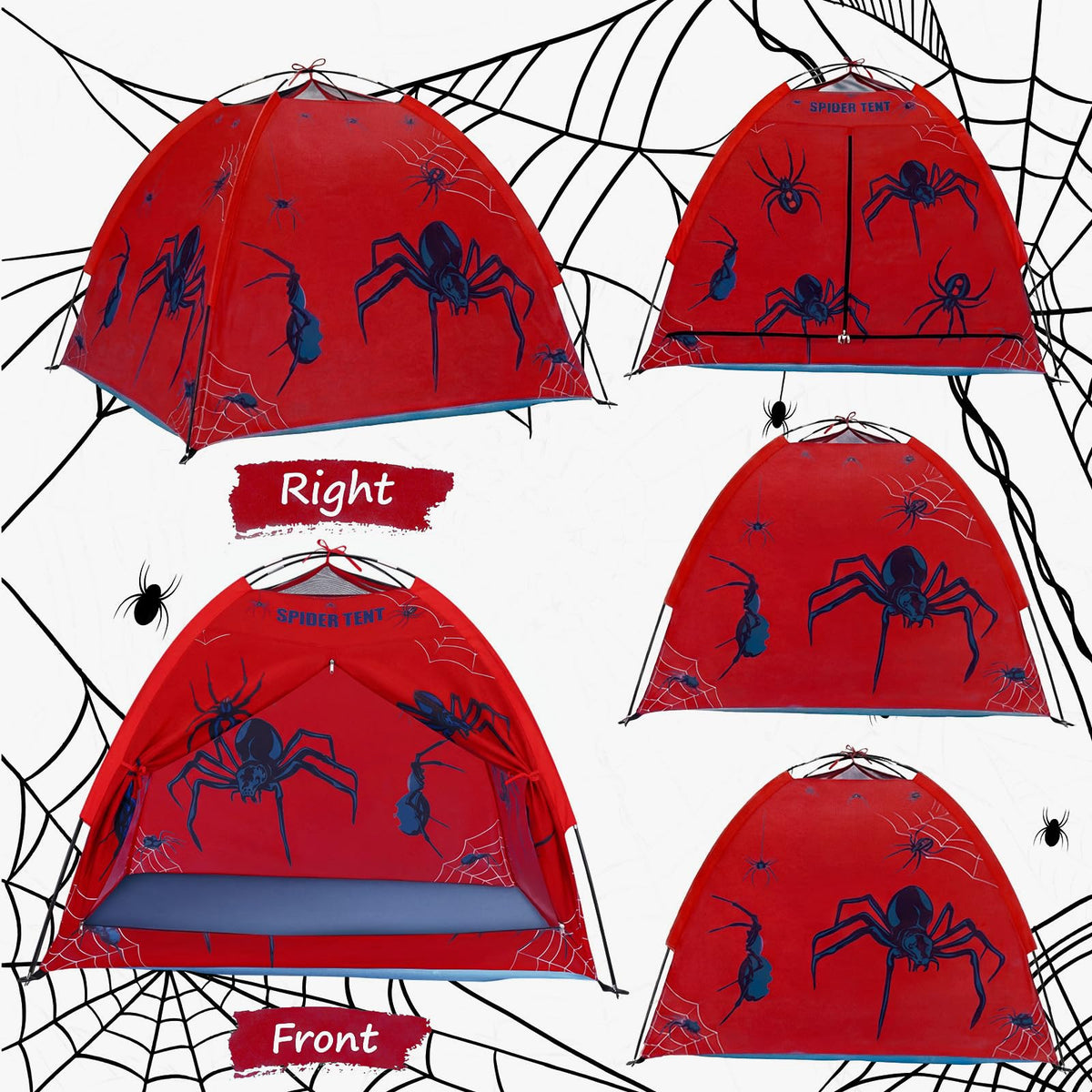 Yoojahow Spider Tent ventilation with mesh windows for fresh air.