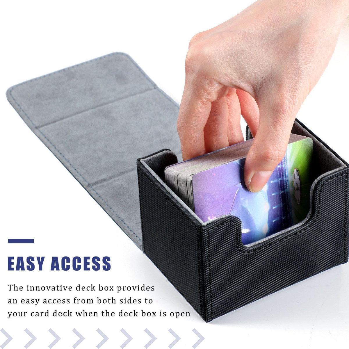 Yookeer deck box magnetic closure detail highlights reliable security for moves.