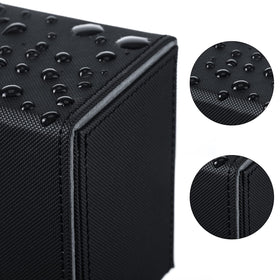 Yookeer leather deck box in yellow offers quick access and color-coded organization.