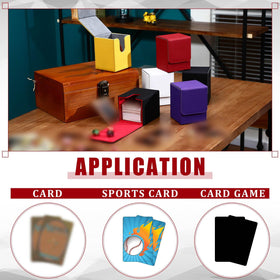 Yookeer stacked deck boxes illustrate portable, space-efficient storage for card collections.