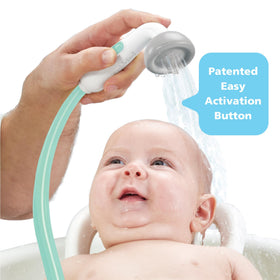 Yookidoo compatible for tub or sink bathing scenarios.