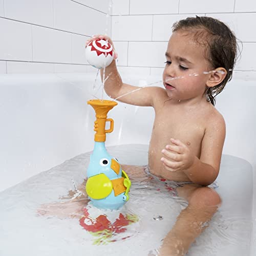 Yookidoo Elephant Sprayer trumpet streams offer three water paths for exploration