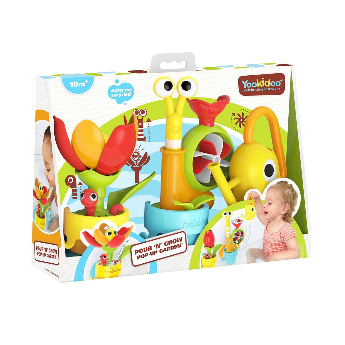 Yookidoo Garden Adventure mold-free design – safer bath time with easy cleaning.