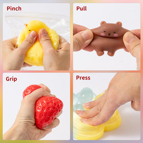 Yooshi Taba cookie squishy invites focus and calm, perfect on desks.