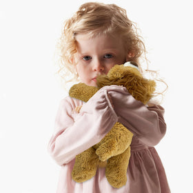 YOUBLEK yellow lion decorative plush adds warm charm to sofa or bed