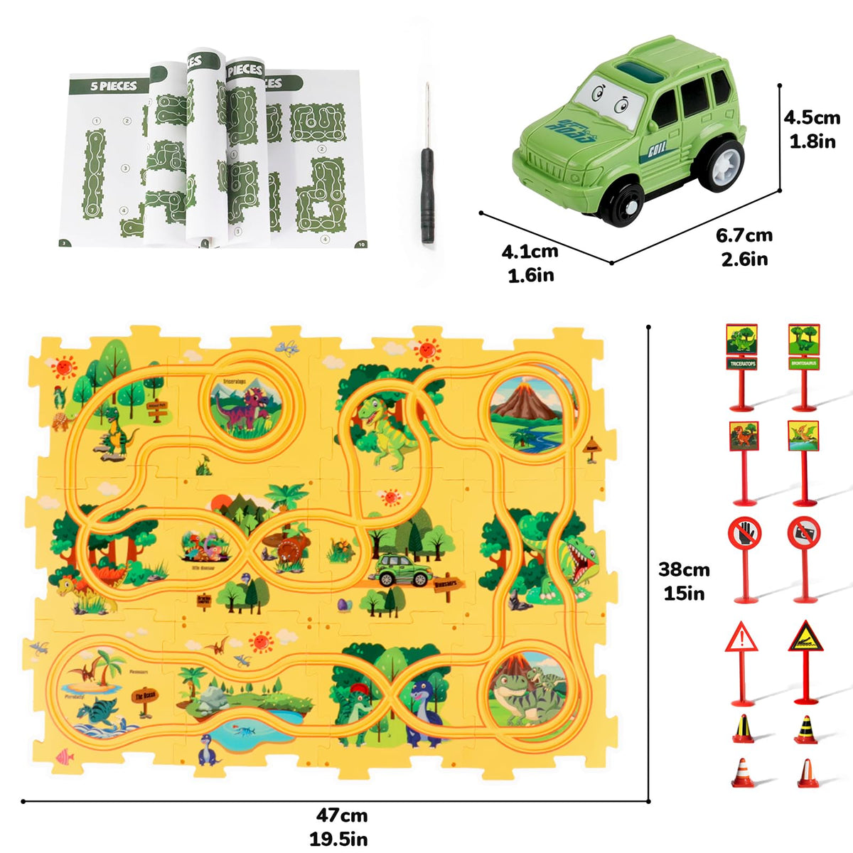 YOOYID Montessori-inspired toy set supports early learning through interactive path building.