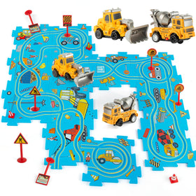 YOOYID plastic puzzles with track car boost hands-on problem solving