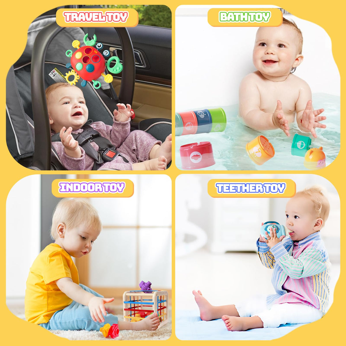 Yooyid portable travel-friendly toy set for on-the-go play