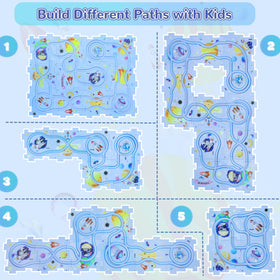 Yooyid safe durable ABS plastic ensures sturdy playtime with this puzzle track set