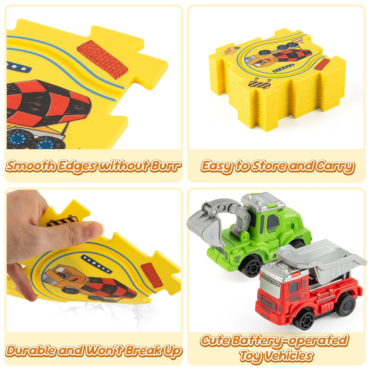 YOOYID Safe durable ABS plastic for long-lasting play.