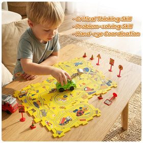 YOOYID Twelve-piece puzzle elements encourage route solving and focus.