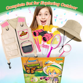 YOPINSAND Kids Explorer Binoculars for bird watching and distant viewing.
