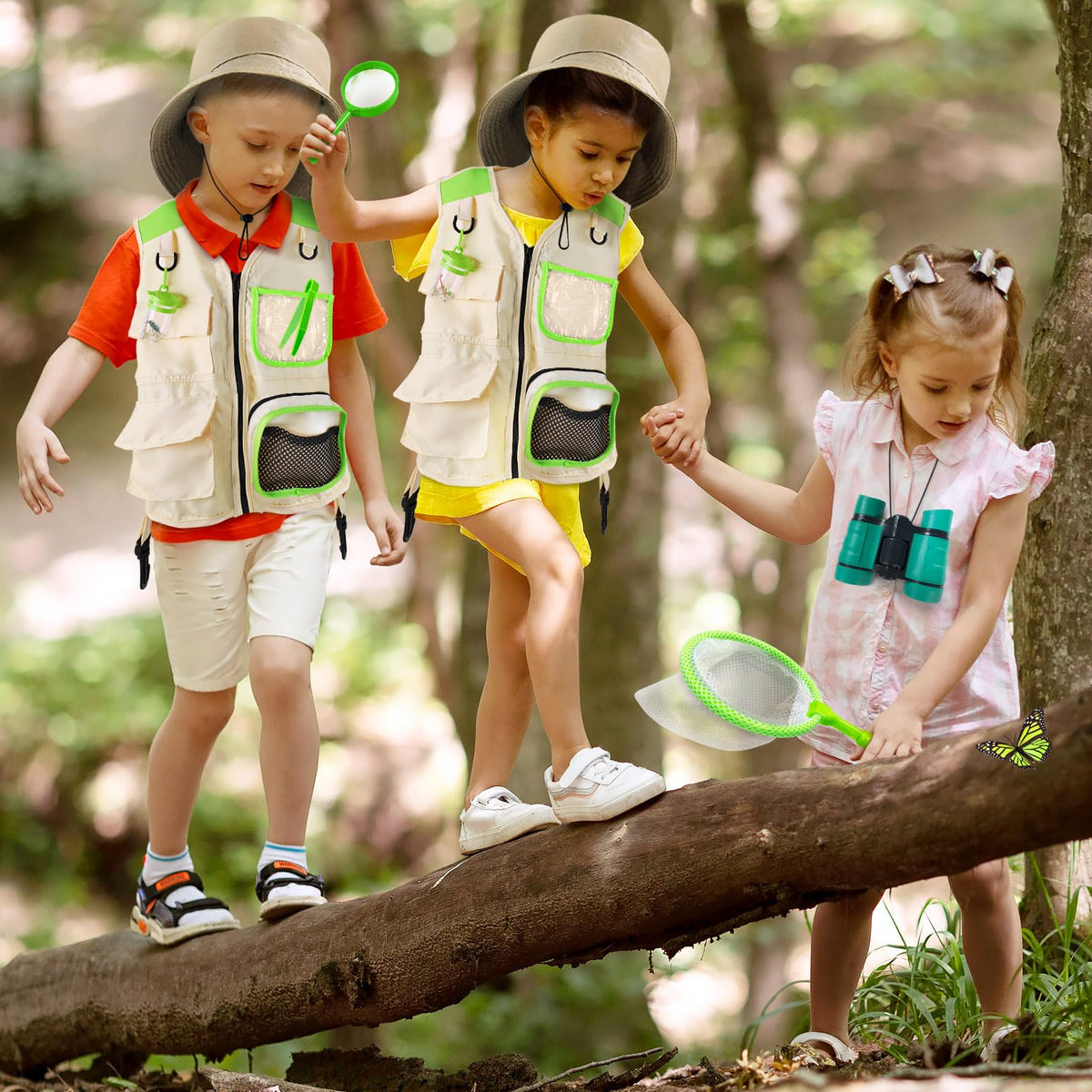 YOPINSAND Kids Explorer Kit bug containers keep specimens secure during play.