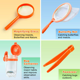 YOPINSAND bug net aids gentle insect catching during nature walks