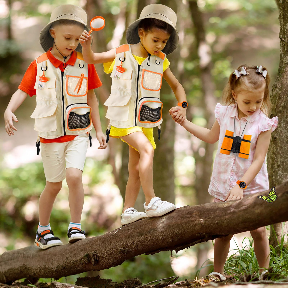 YOPINSAND Flashlight lights up evening adventures and sheltered spots for kids.