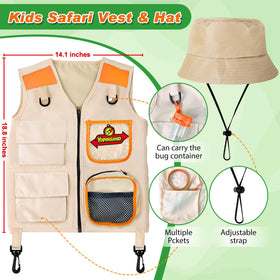 YOPINSAND Kids Explorer Kit hat protects from sun during adventures