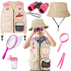 YOPINSAND Kids Explorer Vest for outdoor discovery and sun protection.